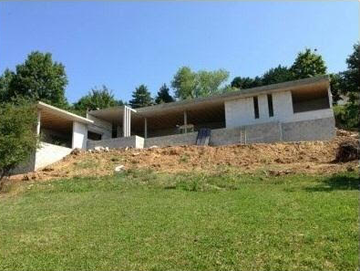 Construction d'une villa contemporaine à Saint Cyr au Mont d'Or